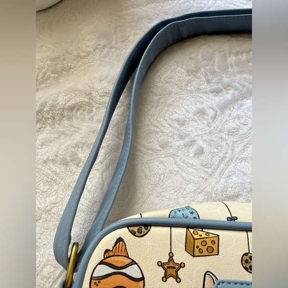 Pixar Loungefly Toy Story Balloon Print Crossbody Bag NWT Disney Mini Bag - Picture 12 of 16